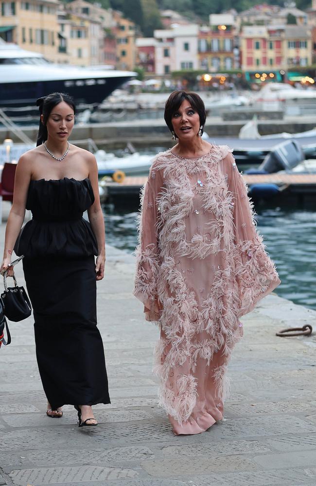 Kris Jenner, right, with long-time family friend Stephanie Shepherd. Picture: NINO/GC Images