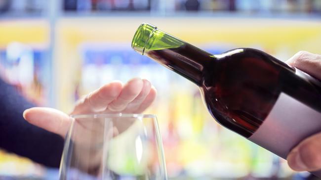 Calories from alcohol tend to slip down more easily in middle age. Picture: iStock