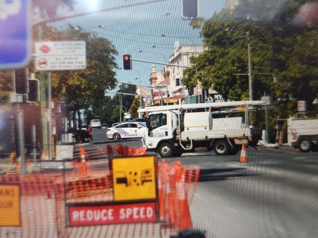 Businesses are closed and traffic is being diverted as emergency crews attend to a major gas leak in Maryborough's CBD.