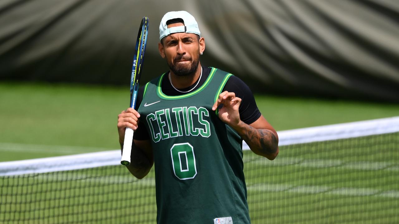 An anxious Kyrgios says he is having difficulty sleeping and already feeling butterflies ahead of the final. Picture: Shaun Botterill/Getty Images