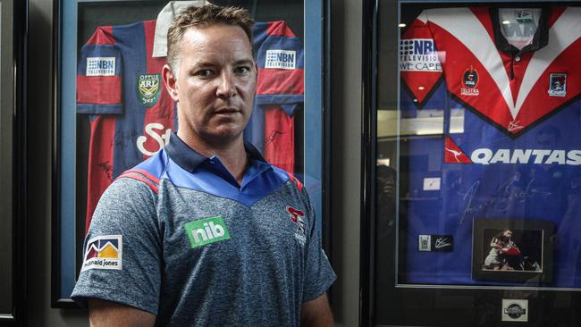 Newcastle Knights coach Adam O'Brien. Picture: Newcastle Knights