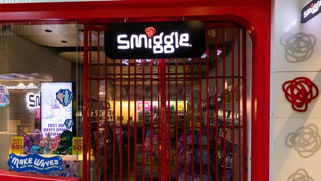 A closed Smiggle store in Melbourne, Australia. Picture: Asanka Ratnayake/Getty Images.