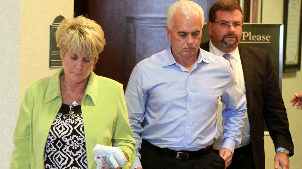 Cindy and George Anthony. Picture: AP Photo/Joe Burbank, Pool.