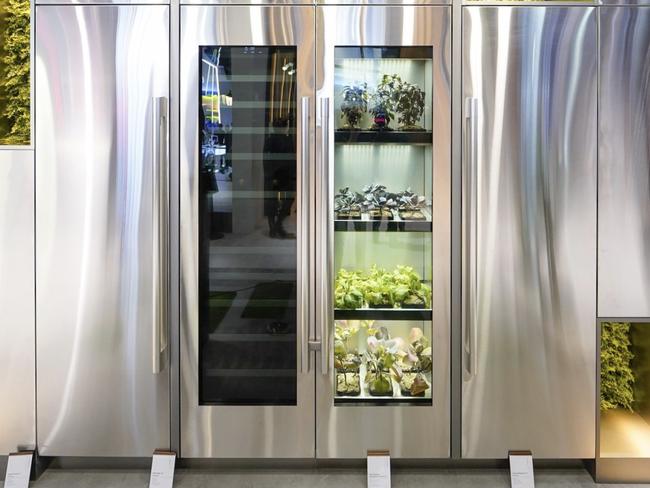 LG’s smart indoor garden looks just like a fridge. Picture: Jennifer Dudley-Nicholson