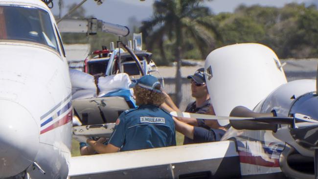 Hannah was transferred from Mackay to Brisbane after sustaining life-threatening injuries in the attack Photo: Daryl Wright