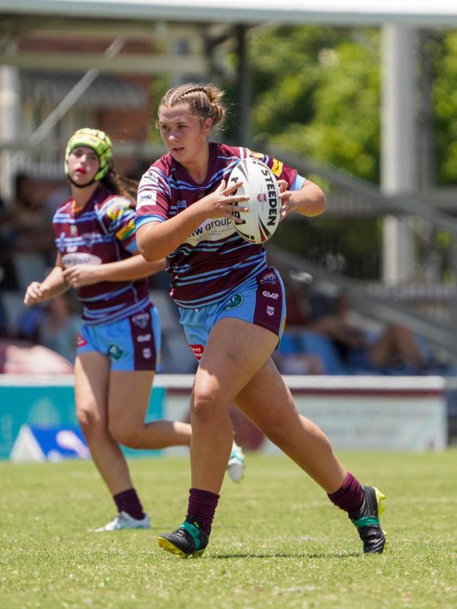 CQ Capras under-17s player Stevie-Lee Dixson. Photo: Luke Fletcher