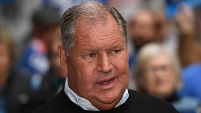 Former Melbourne lord mayor speaking at the Town Hall in September 2017. (AAP Image/Julian Smith)