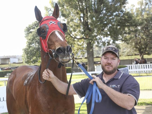 Race 7 - Tamworth, 21 June 2024, Winner - Bjorn Ironside, Trainer - Colt Prosser. Picture: Bradley Photos
