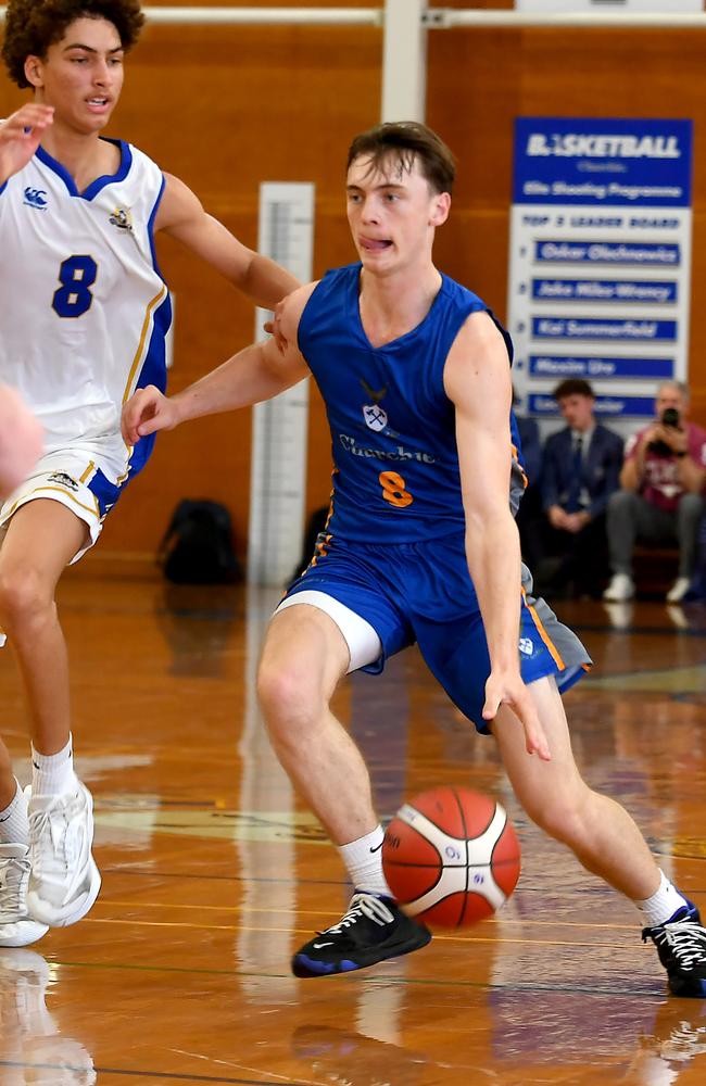 GPS First V basketball between Churchie and Nudgee. Saturday July 27, 2024. Picture, John Gass