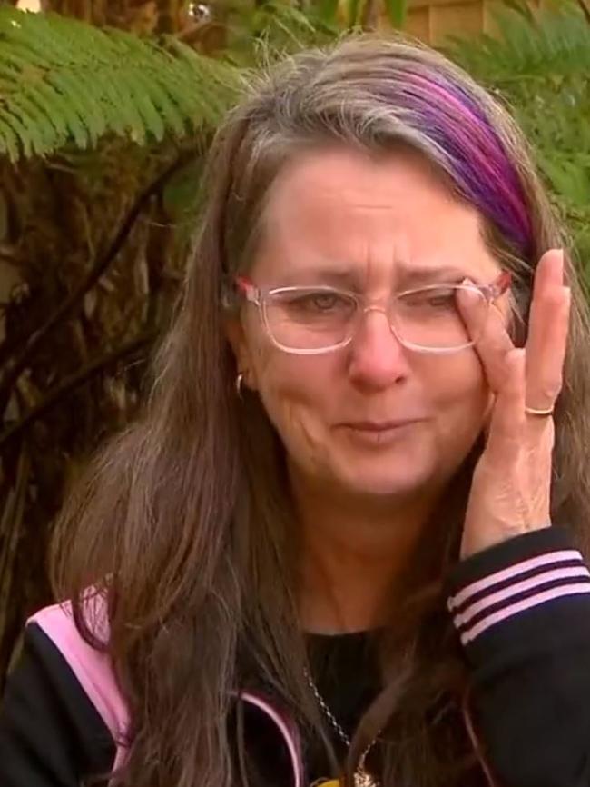 Karen Griffiths lost her son Jason Griffiths after he died of his injuries following the White Island Volcano disaster in New Zealand. Picture: 7 News