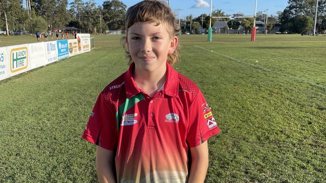 Sam Wheeler also plays for Hervey Bay Seagulls under 12s.