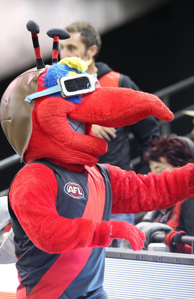 The Essendon mascot. Picture: AAP Image/David Crosling