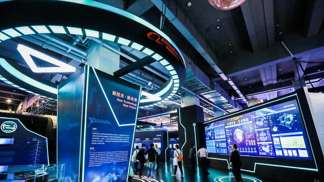 Alibaba’s annual cloud computing conference in Hangzhou. Picture: Getty Images