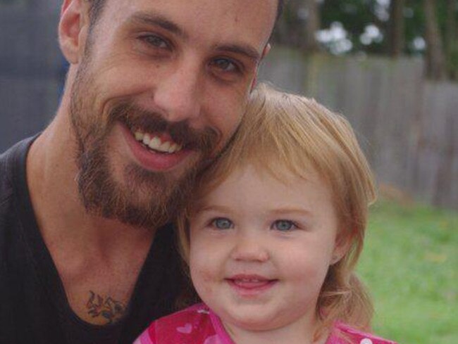 Kyhesha-Lee Williamson, with her dad Matthew Williamson.