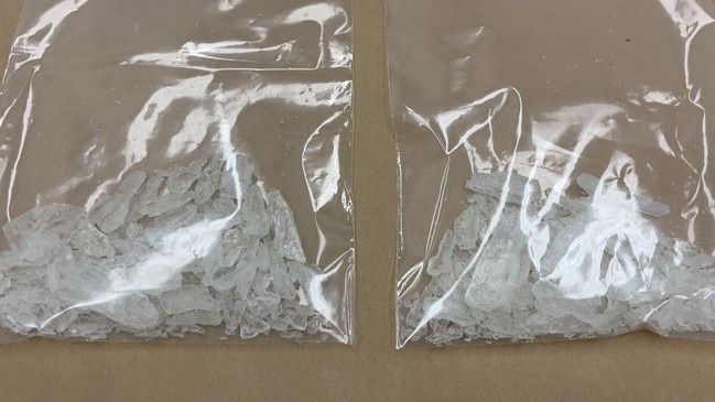 A quantity of Methylamphetamine and cannabis were seized. Picture: Queensland Police