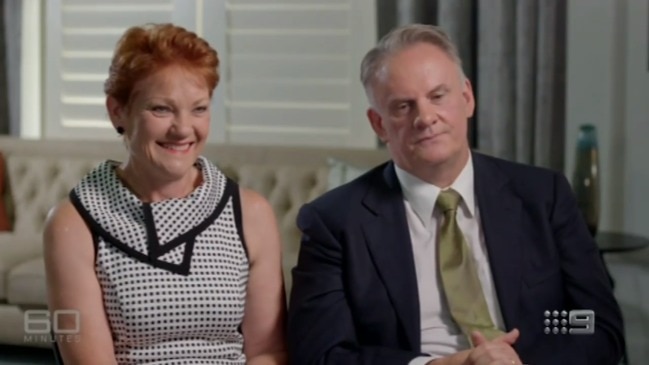 Pauline Hanson and Mark Latham on 60 Minutes