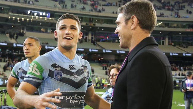 Brad Fittler had to be happy with Nathan Cleary’s Origin debut.