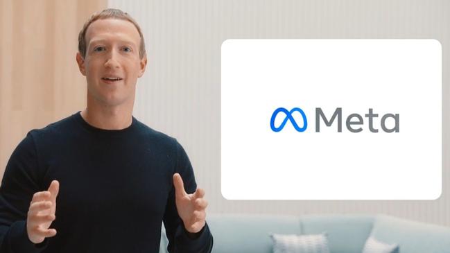 Mark Zuckerberg announces Facebook's new name, Meta.