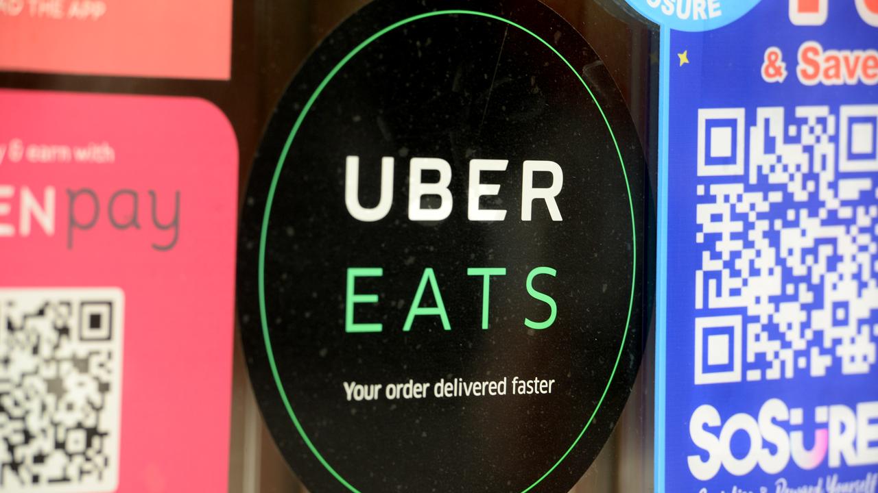 Food deliver service Uber Eats has been blamed for allegedly allowing the cockroach to enter the man’s order bag. Picture: NCA NewsWire / Andrew Henshaw