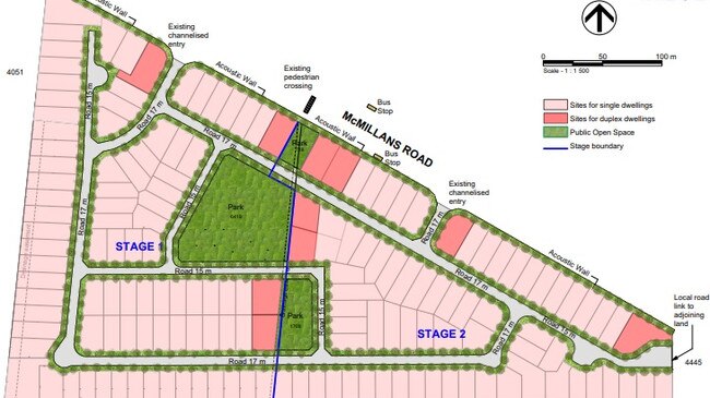 Plans for the caravan park include 168 dwellings, including 158 houses and 10 duplex units. Picture: June D'Rozario