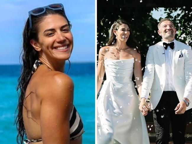 Stephanie Rice and Mark Lassey are on their honeymoon. Photo: Instagram, @itsstephrice.