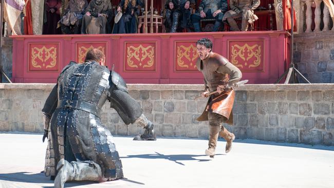 The Tucker Trial between Oberyn Martell and The Mountain ends crushingly.