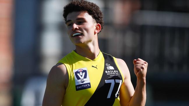 Richmond VFL small forward Massimo Raso as blossomed into a mid-season draft hopeful.