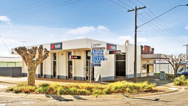 NAB’s branch in Cobden is one of the rural banks earmarked for closure.