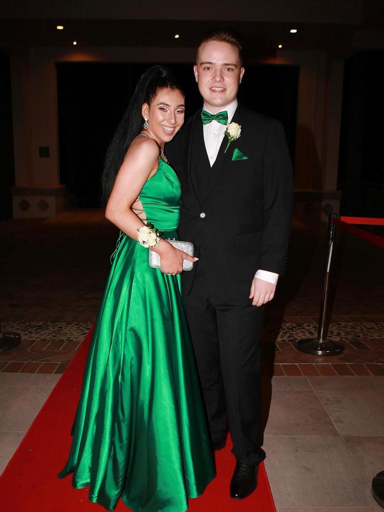 17th October 2020, Madeleine Broomfield, Xavier Postlewaight from Rivermount College attend their year 12 formal at Links hope Island Photo Paul Stevens SMP Images