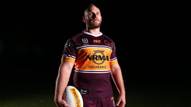 Brisbane Broncos forward Matt Lodge is leading the race for the Broncos captaincy. Picture: Adam Head