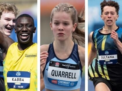 Some of the NSW young guns chasing gold as the Australian All Schools athletics 2022 in Adelaide.