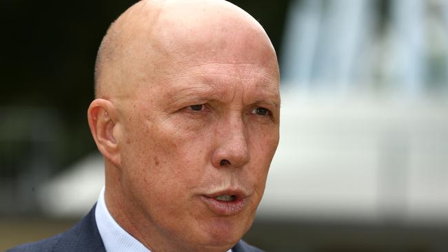 Opposition Leader Peter Dutton said the government didn’t have a plan for tackling the gas crisis. Picture: NewsWire / David Clark