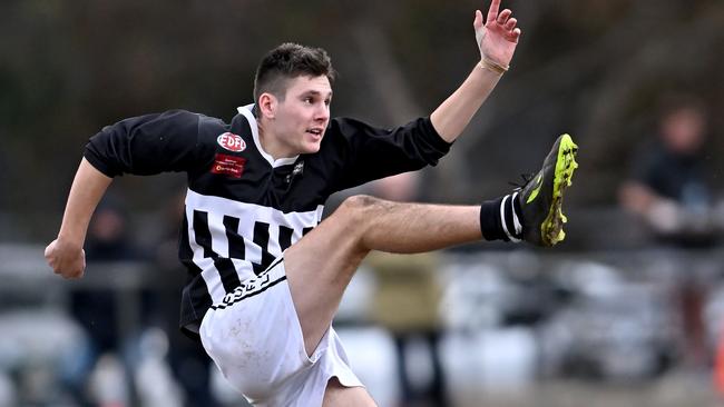 Moonee Valley’s Jack Newman in action. Picture: Andy Brownbill