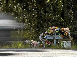 Clarence Valley Council wants to regulate memorials by the roadside, like this one near Arrawarra. . Picture: Debrah Novak