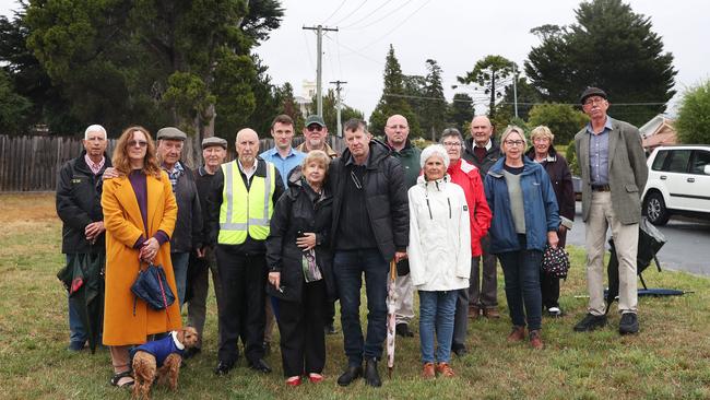 Concerned residents and people who work in the area are unhappy about the plan for a McDonald's drive through on the corner of Main Road and Lady Clark Ave in Claremont. Picture: Nikki Davis-Jones.