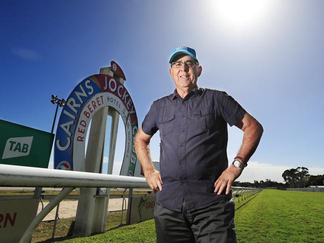 After being diagnosed with Stage 4 melanoma earlier this year and receiving newly available, life saving treatment, Cairns Jockey Club General Manager John Cameron has decided to leave the club after 6.5 years. The Cairns Cup race days will be his last race meet as general manager. Picture: Brendan Radke