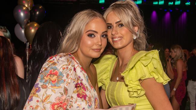 Mackenzie Mallise and Demi Sammut from Holy Spirit College at the 2022 30th year Mocktail event. Picture: Michaela Harlow