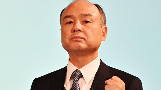 SoftBank CEO Masayoshi Son. Picture: AFP