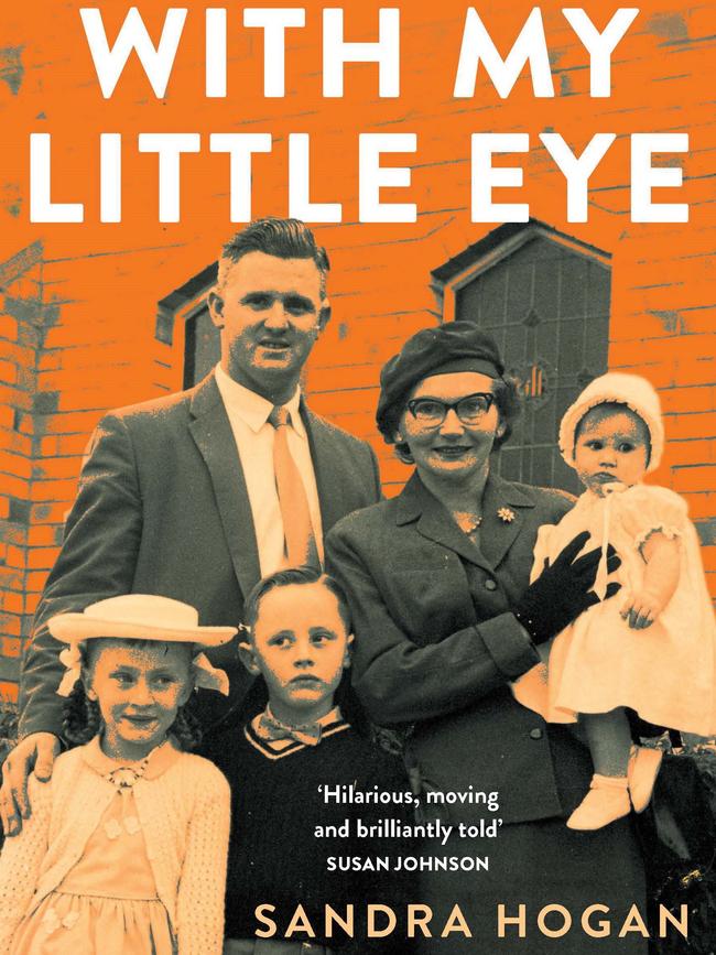 The cover of With My Little Eye, Sandra Hogan’s book about the Doherty spy family.