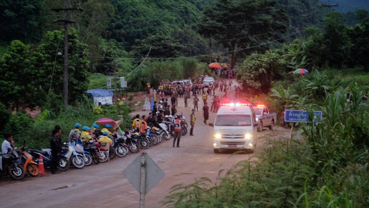 Four boys rescued from Thai cave