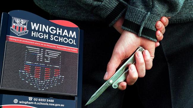 It’s alleged the boy, 14, threatened teachers with a knife. Picture: Janine Watson/File.