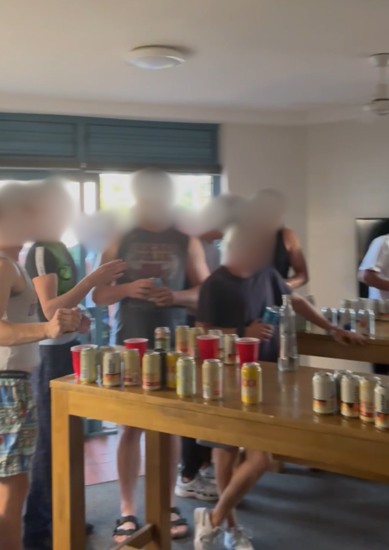 A 'pre-gaming' event in a Halls of Residence common room. Picture: Supplied