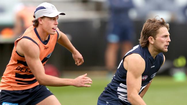 Tom Atkins (right) is a rookie whose average and break even have matched. Picture: Glenn Ferguson.