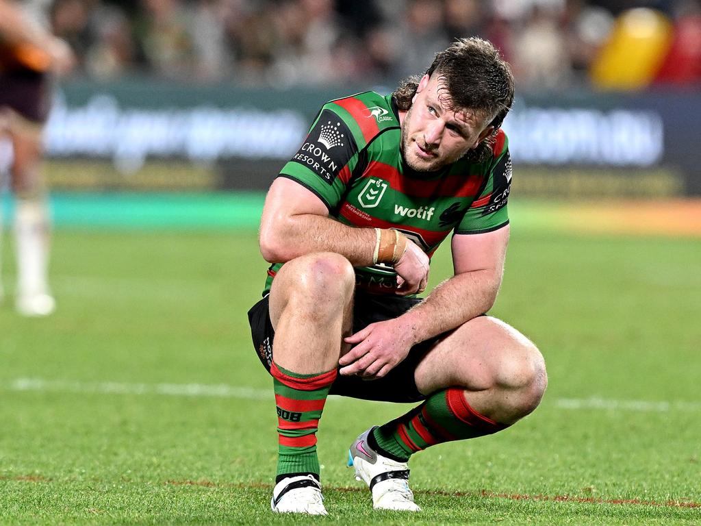 Jai Arrow starts for the Rabbitohs tonight. Photo: Bradley Kanaris/Getty Images