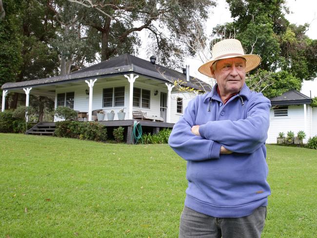 Former owner Danny Bourke at the historic property before it was sold in 2016.