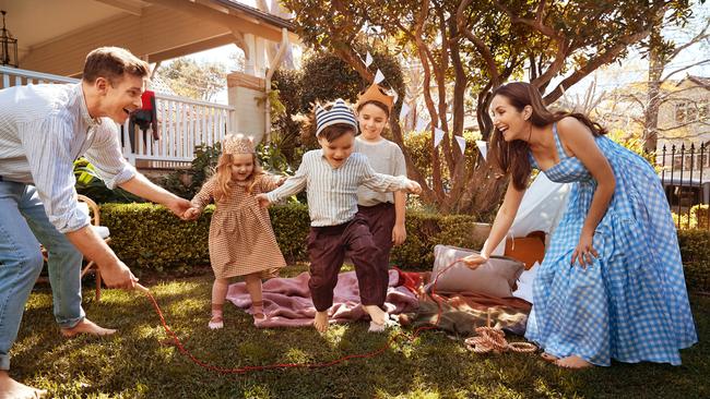 David Campbell: “I definitely married up. She’s my best friend and I go to her first when I need to make decisions.” Pictured with Campbell is his wife Lisa, and their kids Leo, Billy and Betty. (Pic: Steven Chee for Stellar)