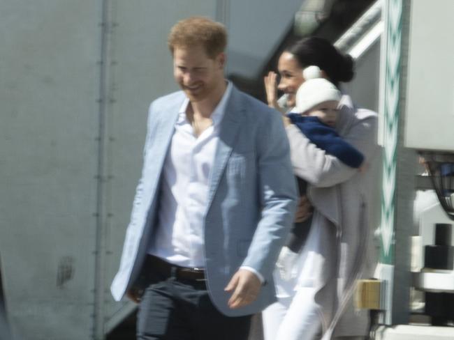 The family arrives in Cape Town. Picture: Supplied