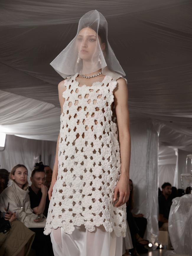 Texture! Albus Lumen’s 10 year anniversay collection at Australian Fashion Week 2025. Picture: supplied