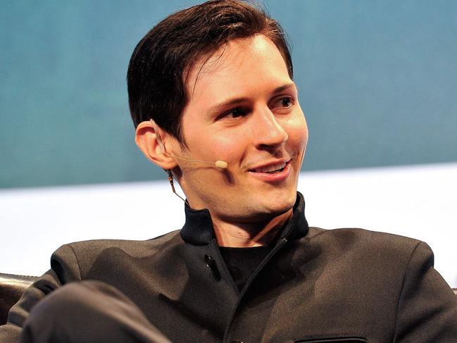 (FILES) Pavel Durov, CEO and co-founder of Telegram speaks onstage during day one of TechCrunch Disrupt SF 2015 at Pier 70 in San Francisco, California on September 21, 2015. France on August 28, 2024, charged Pavel Durov, the founder and chief of Telegram, with a litany of violations related to the messaging app and banned him from leaving the country while allowing the billionaire to walk free after four days under arrest. (Photo by Steve Jennings / GETTY IMAGES NORTH AMERICA / AFP)