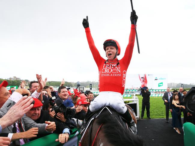 Kerrin McEvoy on Redzel returns to scale. Picture: Getty Images